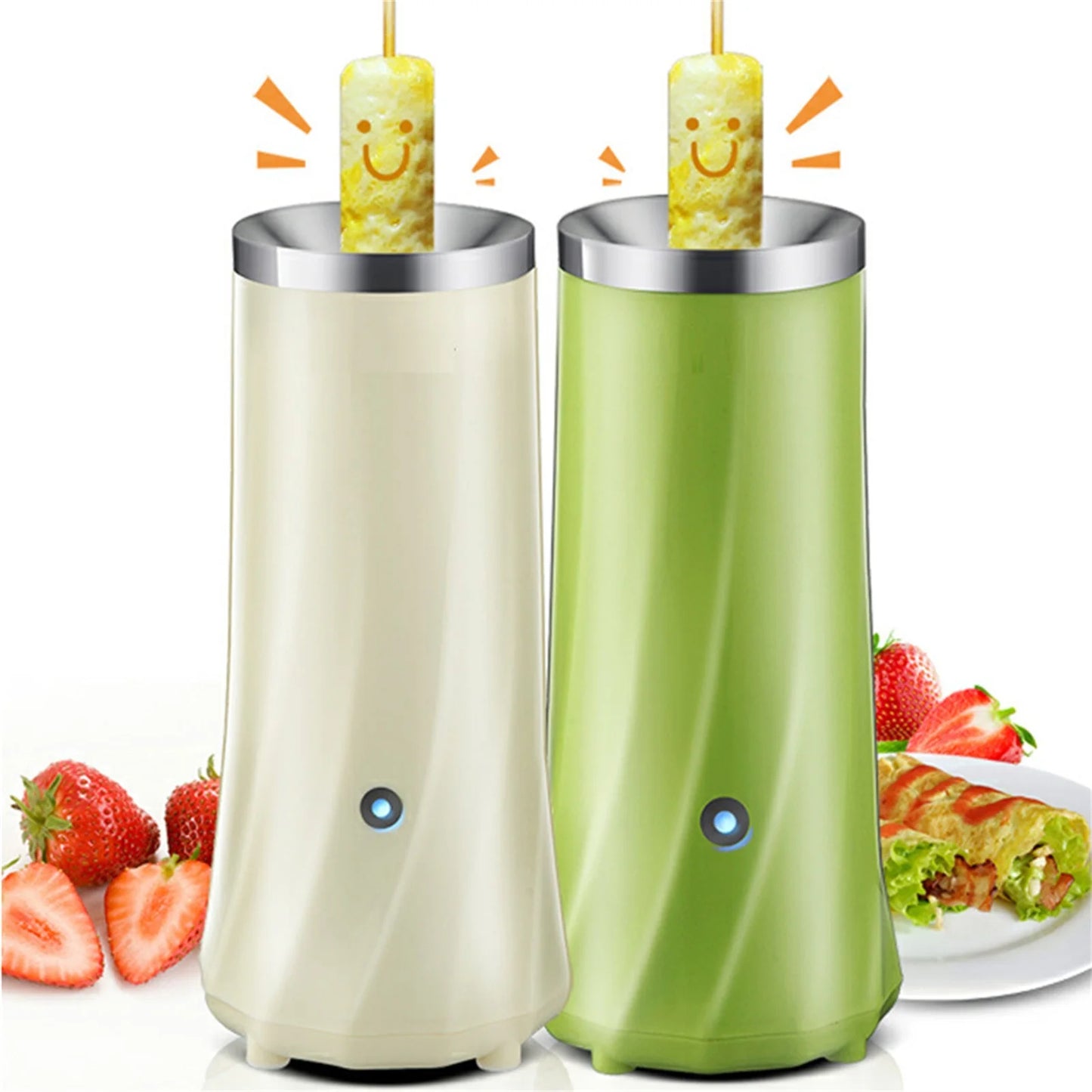 Automatic Eggs Roll Machine Electric Eggs Intestinal Maker Home DIY Mini Eggs Cooker Sausage Instant Breakfast Maker