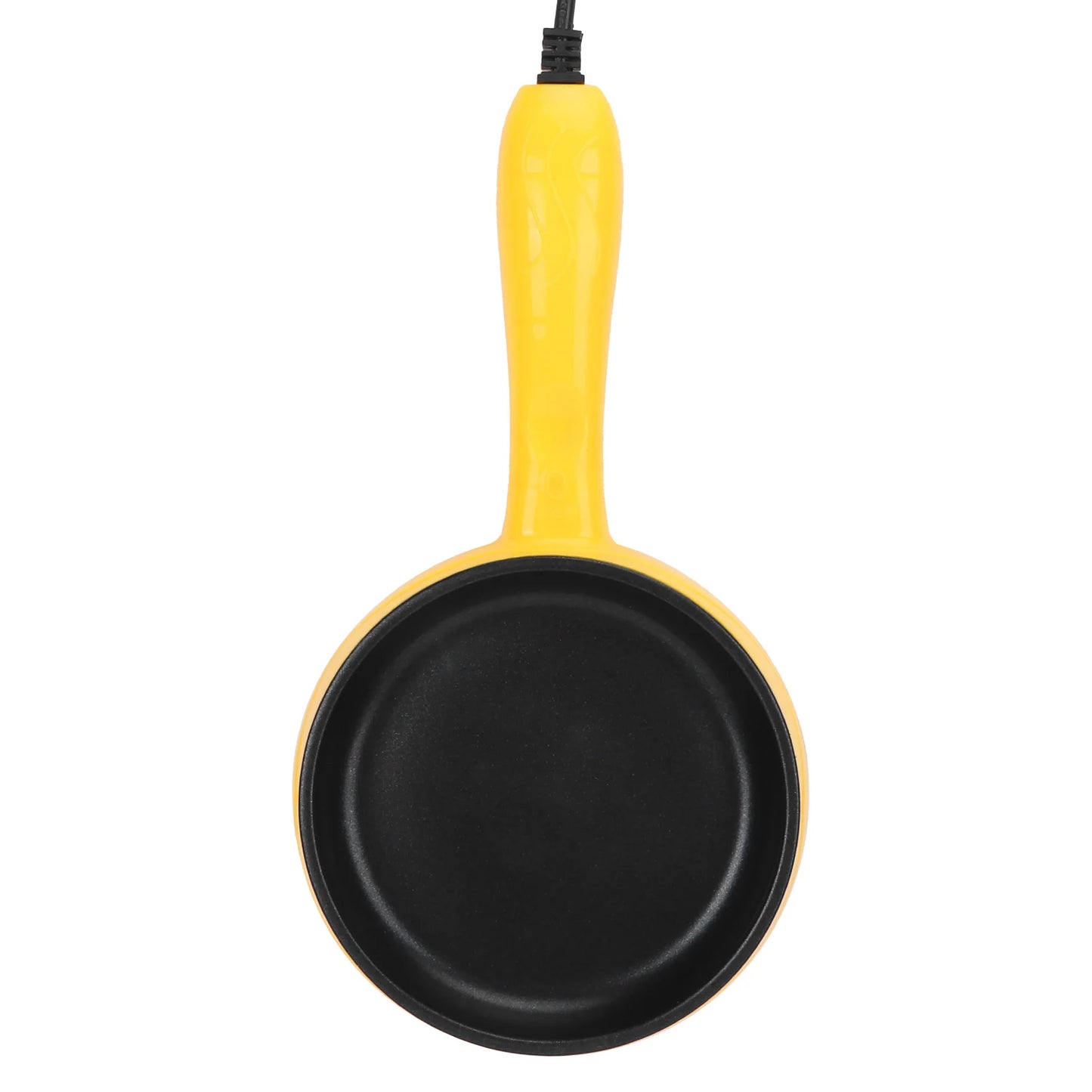 350W Mini Frying Pan Non‑Stick Fried Steak Pancake Egg Pan with Wooden Spatula Egg Frying Pan Kitchen Utensil Steak Frying Pan