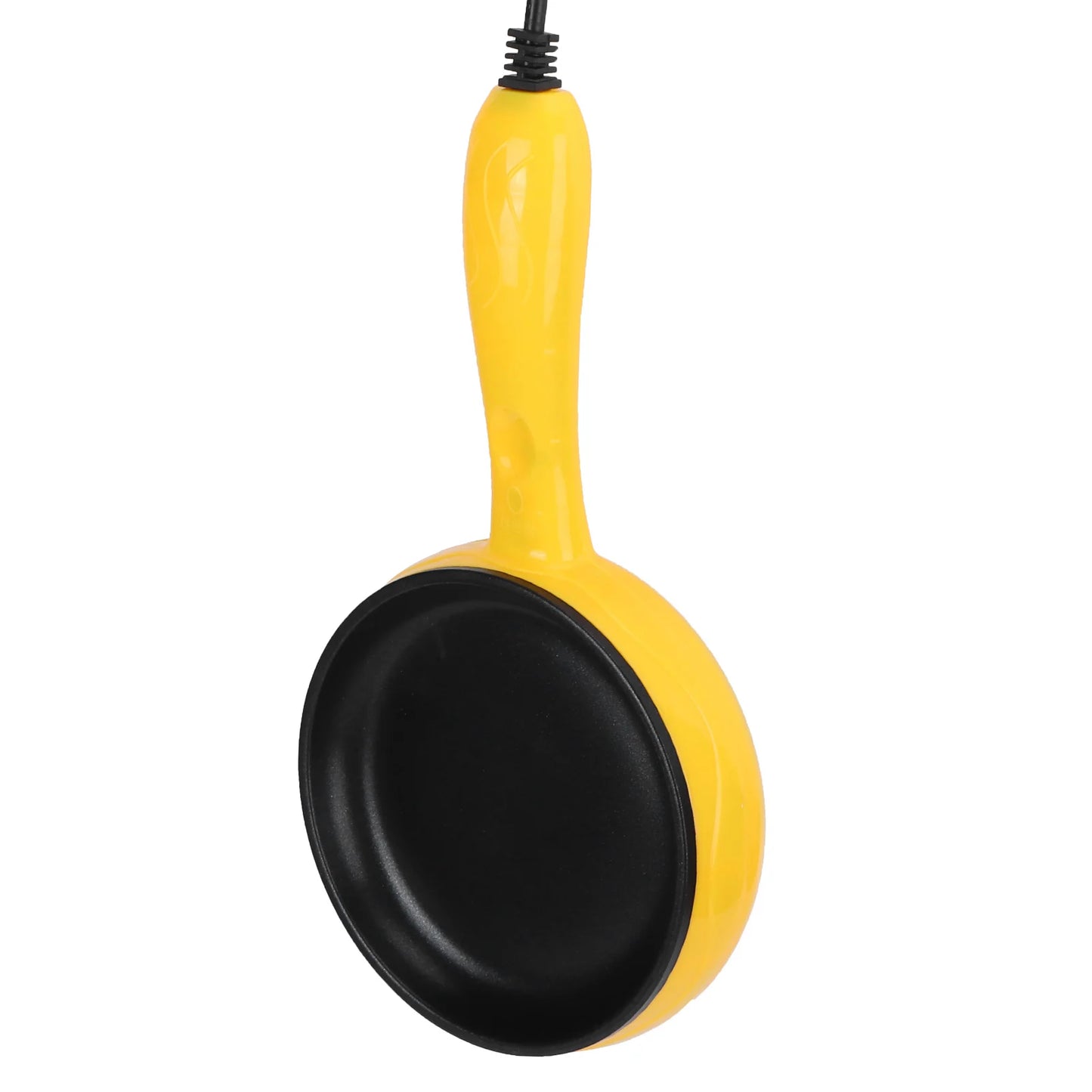 350W Mini Frying Pan Non‑Stick Fried Steak Pancake Egg Pan with Wooden Spatula Egg Frying Pan Kitchen Utensil Steak Frying Pan