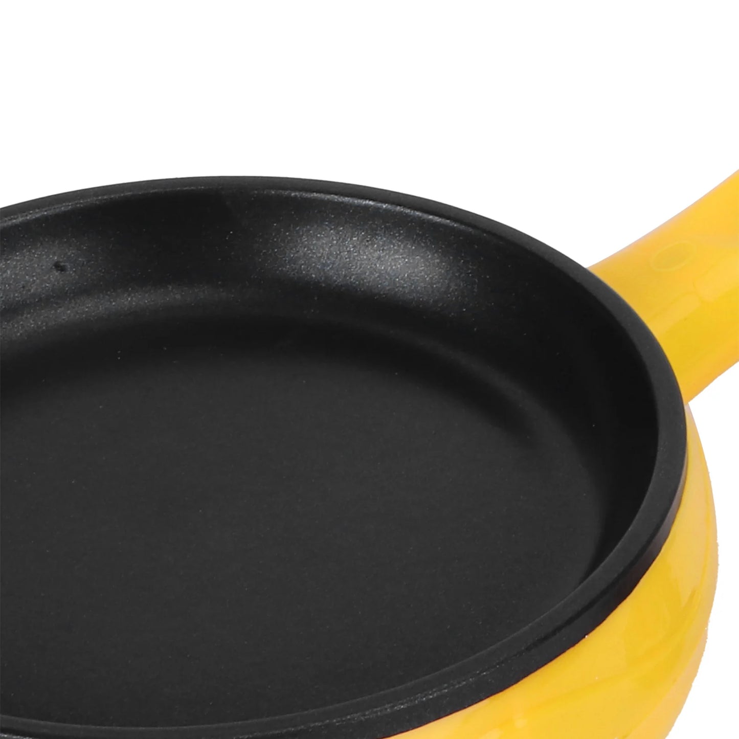 350W Mini Frying Pan Non‑Stick Fried Steak Pancake Egg Pan with Wooden Spatula Egg Frying Pan Kitchen Utensil Steak Frying Pan