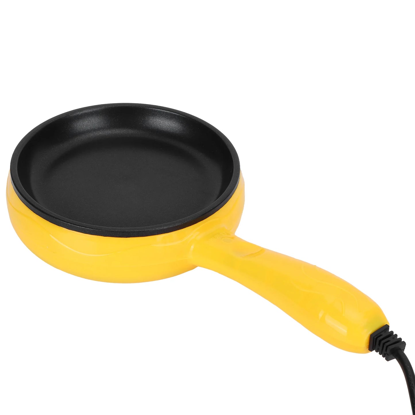 350W Mini Frying Pan Non‑Stick Fried Steak Pancake Egg Pan with Wooden Spatula Egg Frying Pan Kitchen Utensil Steak Frying Pan