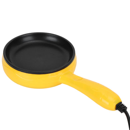 350W Mini Frying Pan Non‑Stick Fried Steak Pancake Egg Pan with Wooden Spatula Egg Frying Pan Kitchen Utensil Steak Frying Pan